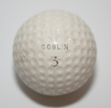 Historický golfový dimple míček Goblin, Anglie 1950