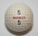 Historický golfový míček Dunlop Warwick, Anglie 1960
