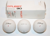 Originální balení míčků Titleist, USA 70 léta