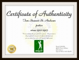 Certifikát originality ZDARMA ke každé historické golfové holi